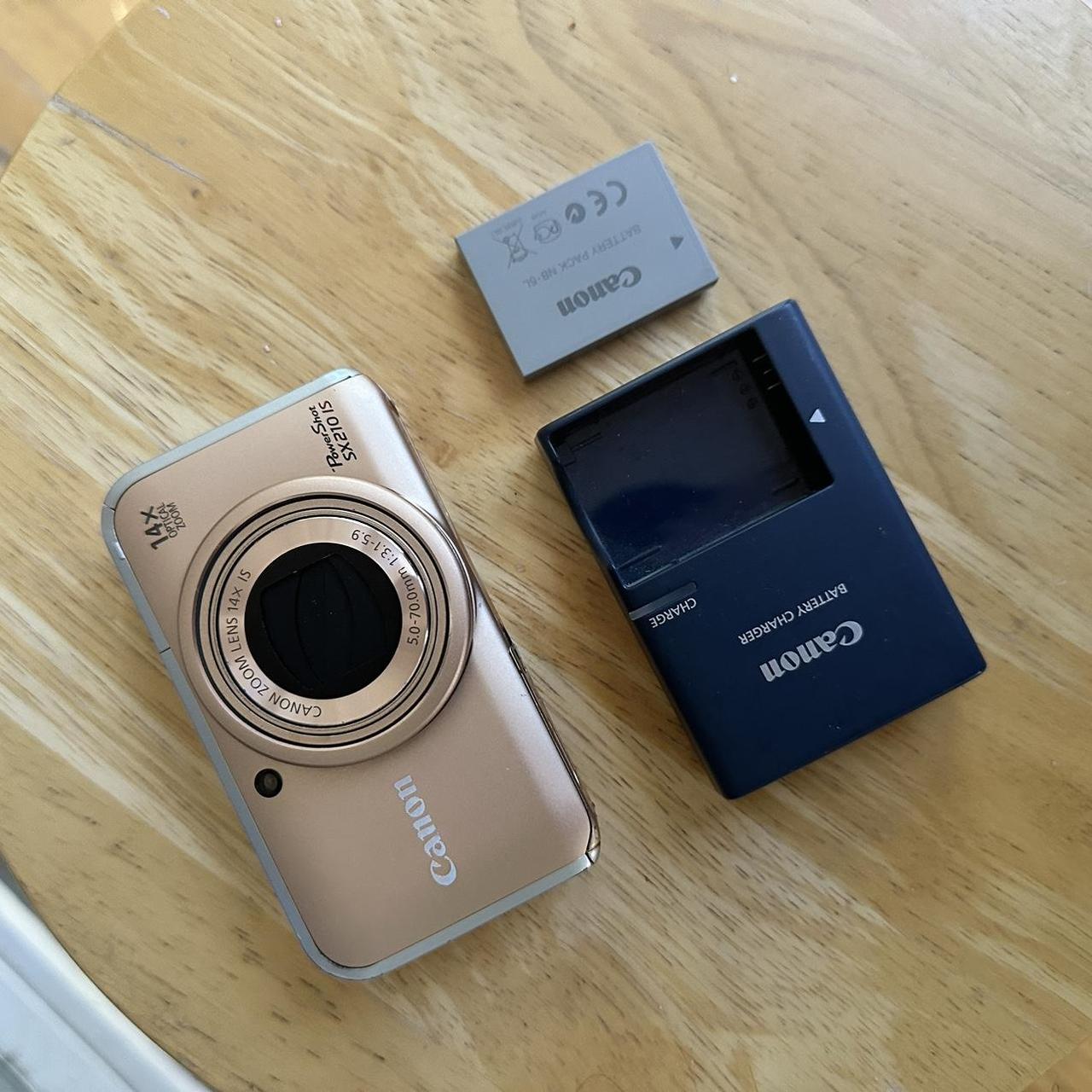 Vintage Canon PowerShot SX210 IS digital camera