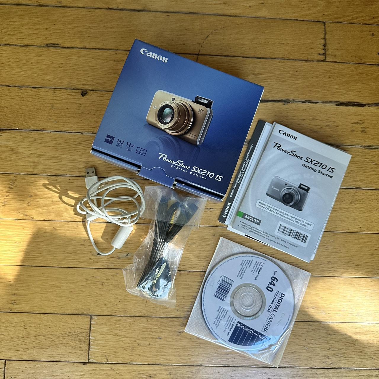 Vintage Canon PowerShot SX210 IS digital camera