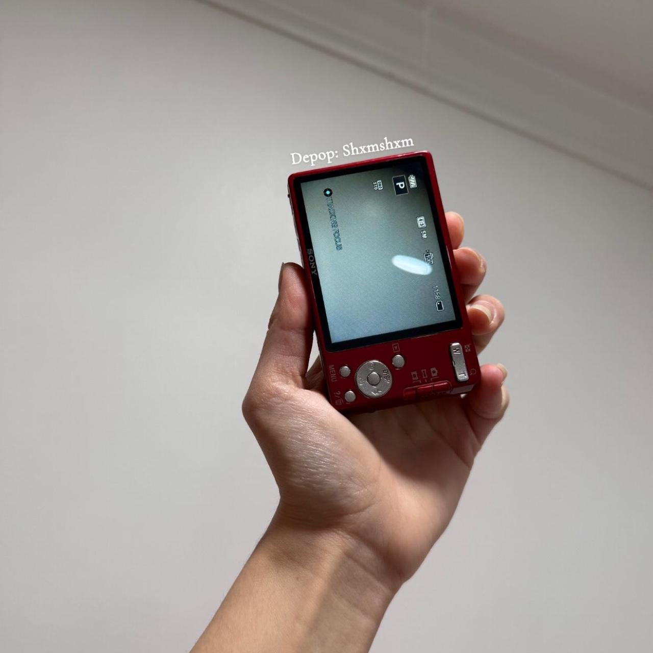 Sony Cyber-shot DSC-W560 16.1MP Digital Camera in Red + SD CARD